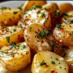 Creamy Garlic Baby Potatoes Recipe: Delicious Homemade Side Dish 7 Creamy Garlic Baby Potatoes