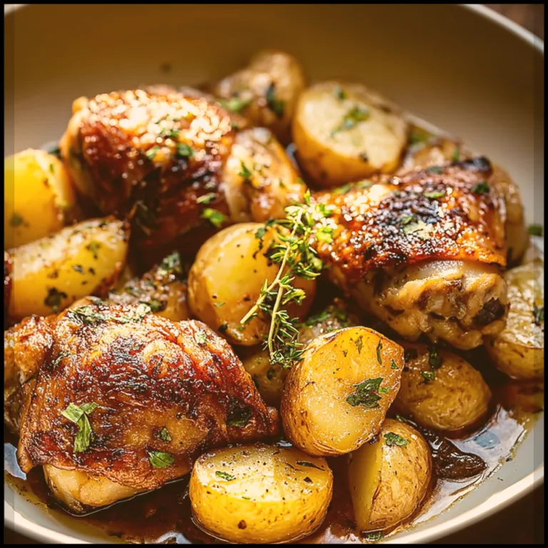 One-pan chicken and potatoes