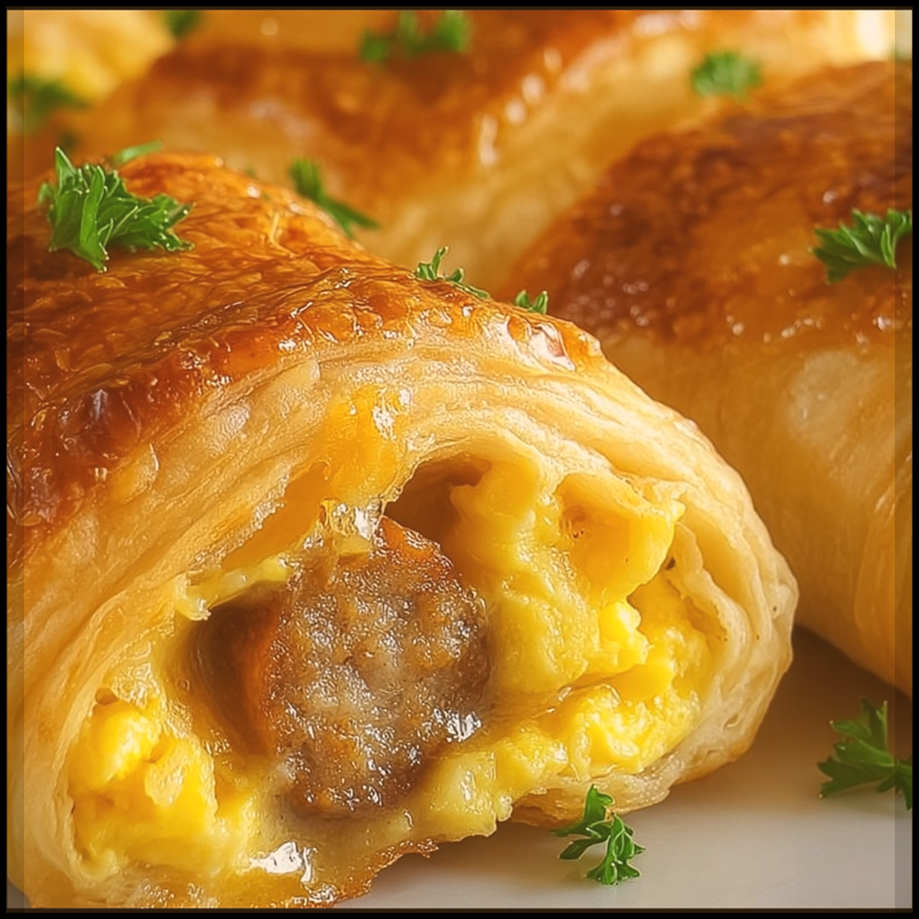 sausage egg and cheese crescent rolls Ingredients