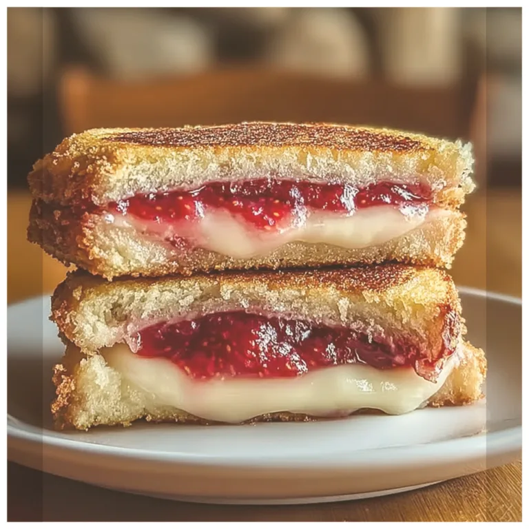Fried Strawberry Cheesecake Sandwiches