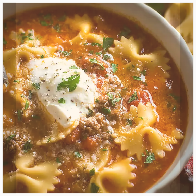 Lasagna Soup