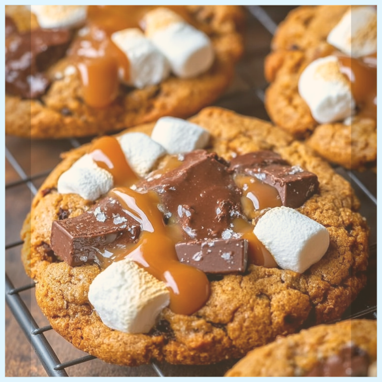 Pumpkin S'mores Cookies