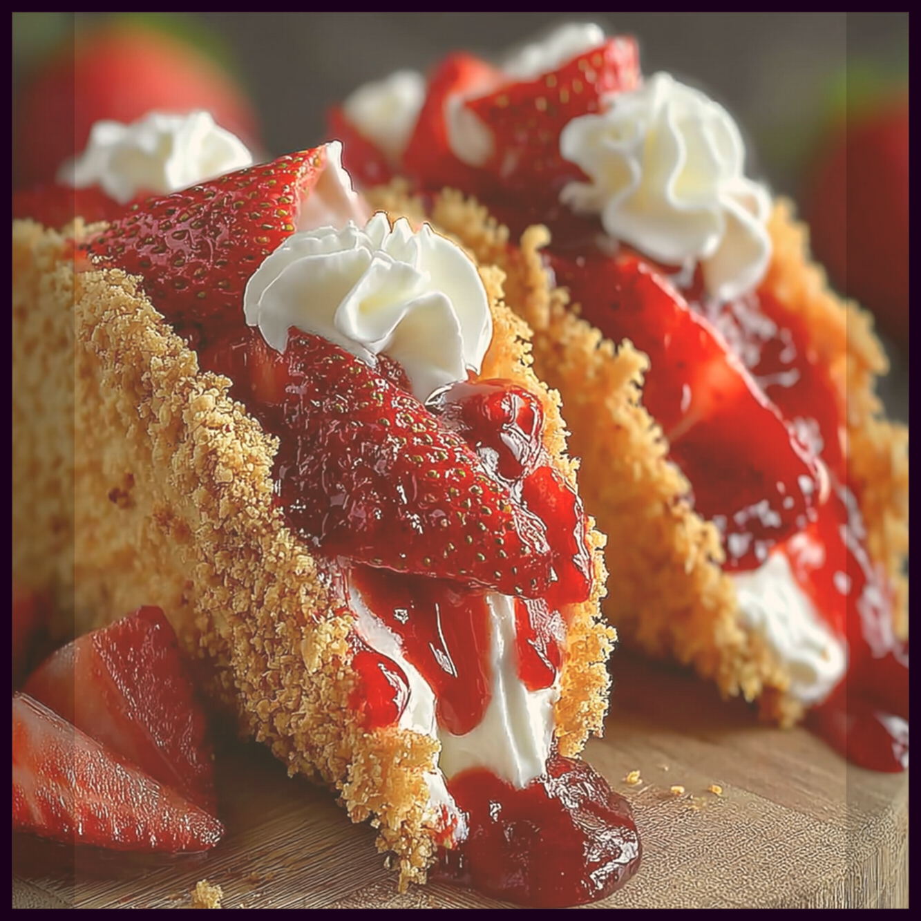 Strawberry Crunch Cheesecake Tacos Ingredients